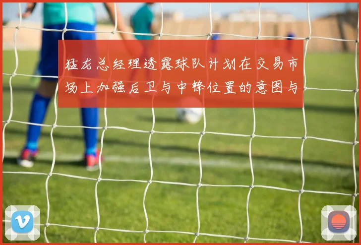 猛龙总经理透露球队计划在交易市场上加强后卫与中锋位置的意图与目标